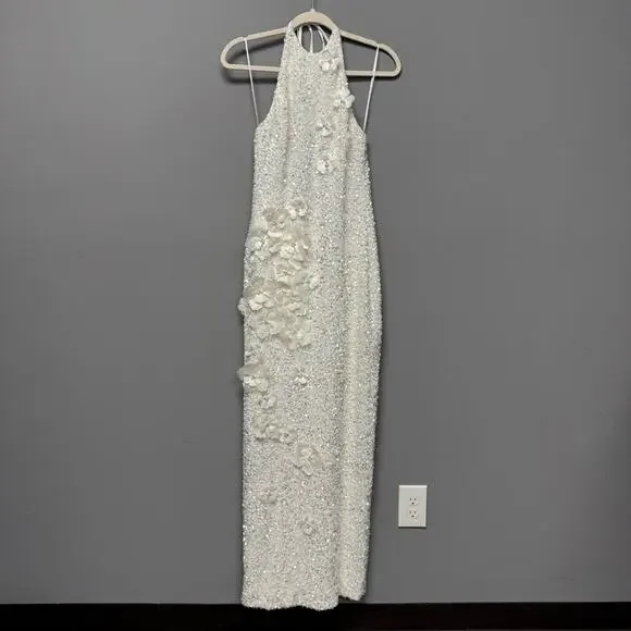 Helsi Brice Halter Sequin Column Maxi Dress - erdenetinfo.mn